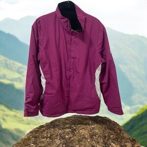 ZeroXPosur Womens Coat Size S/M (tag missing) Pink/White Long Sleeve